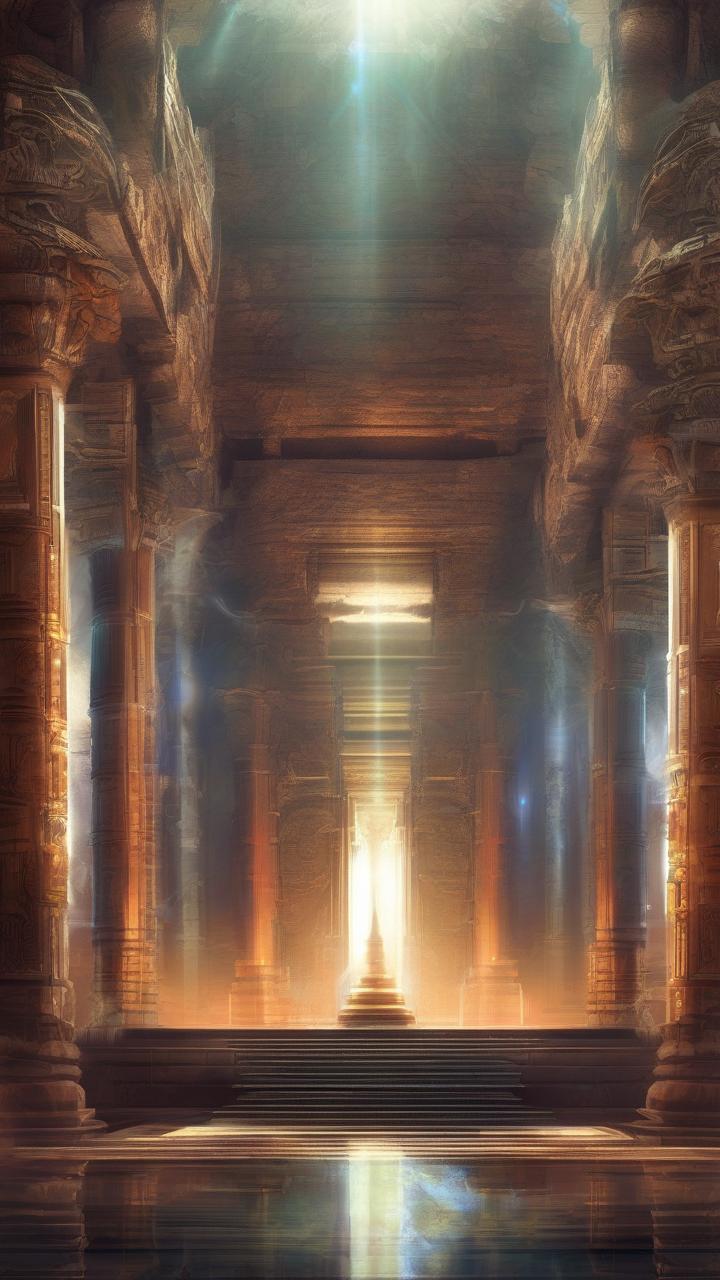 A_Painting_Of_A_Temple_With_A_Art & Illustration_9-16_76