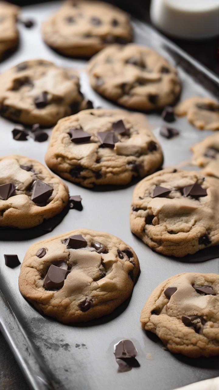 Chocolate_Chip_Cookies_On_A_Baking_Sheet_Food & Drinks_9-16_113