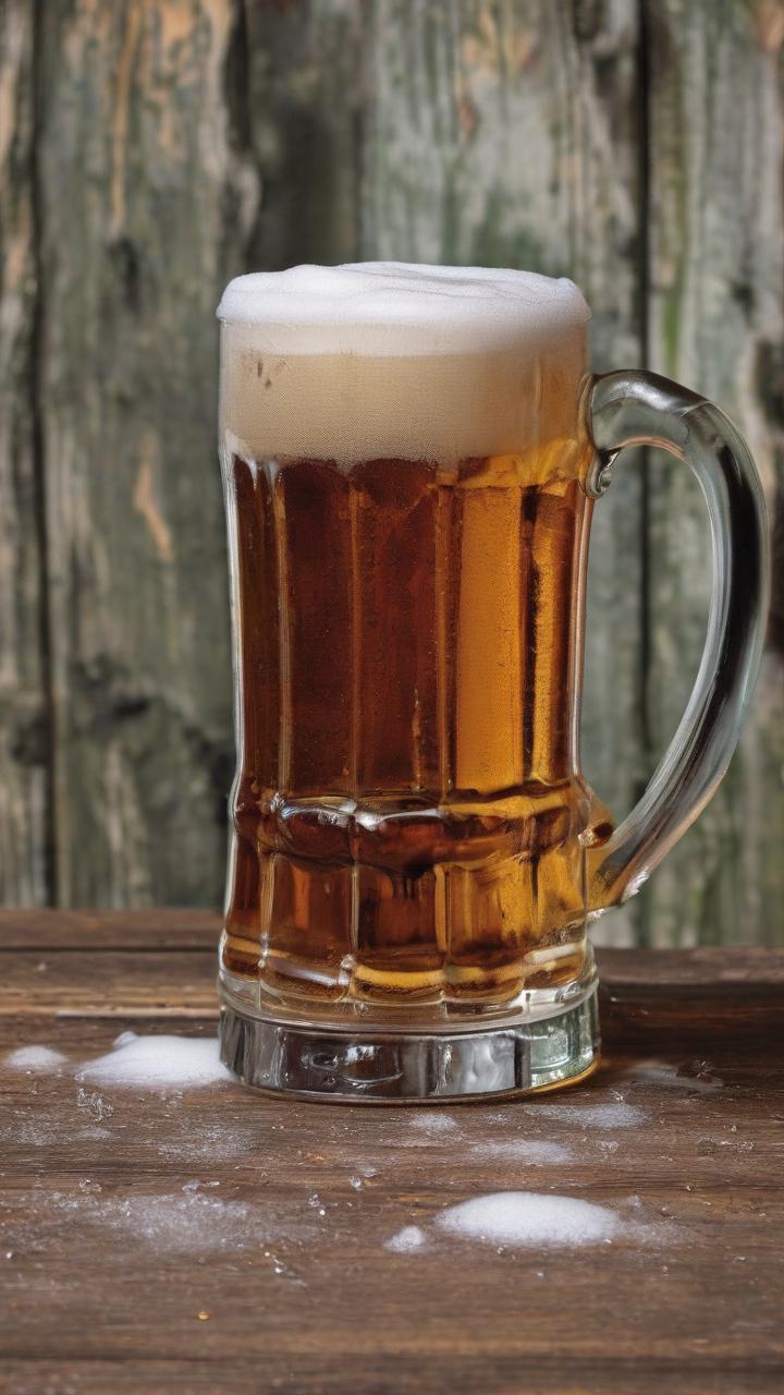 A_Glass_Of_Beer_On_A_Wooden_Food & Drinks_9-16_44