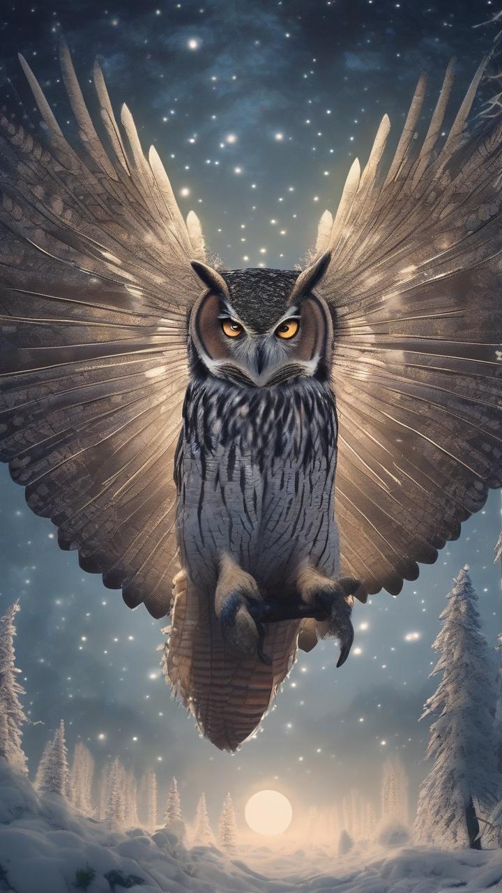 An_Owl_Flying_In_The_Sky_With_Fantasy_9-16_89