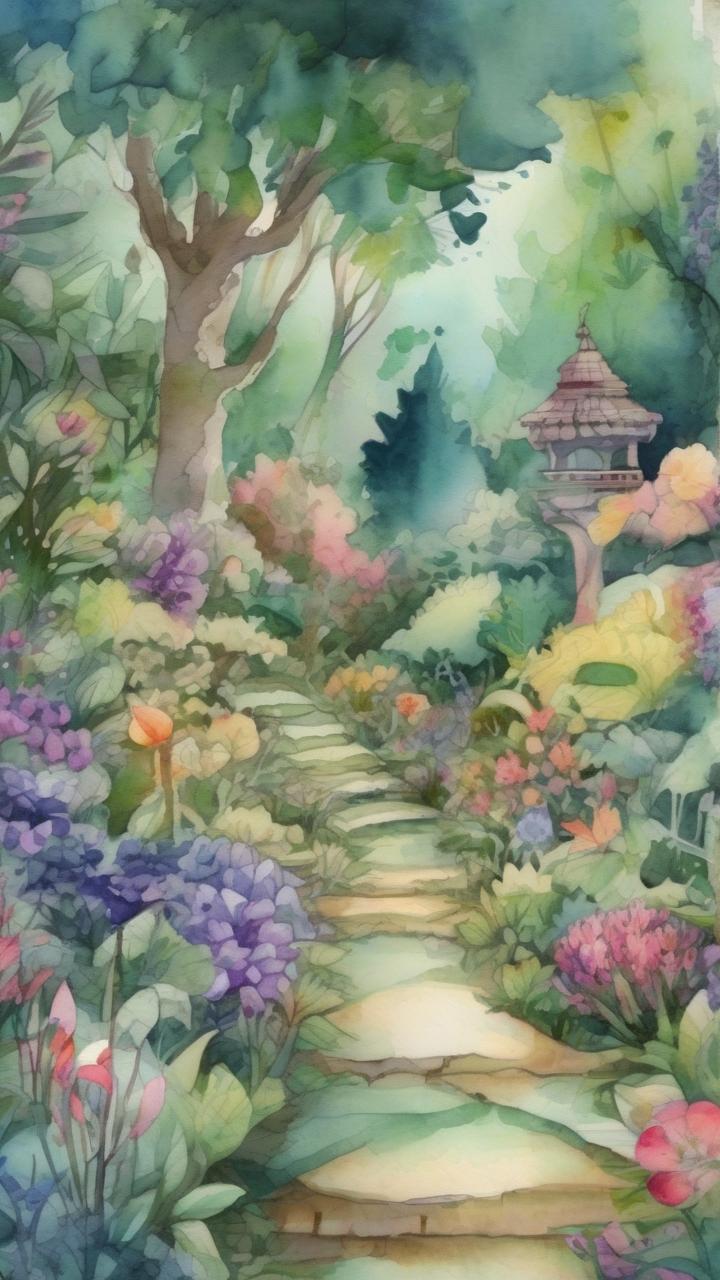 A_Painting_Of_A_Path_Through_A_Art & Illustration_9-16_99