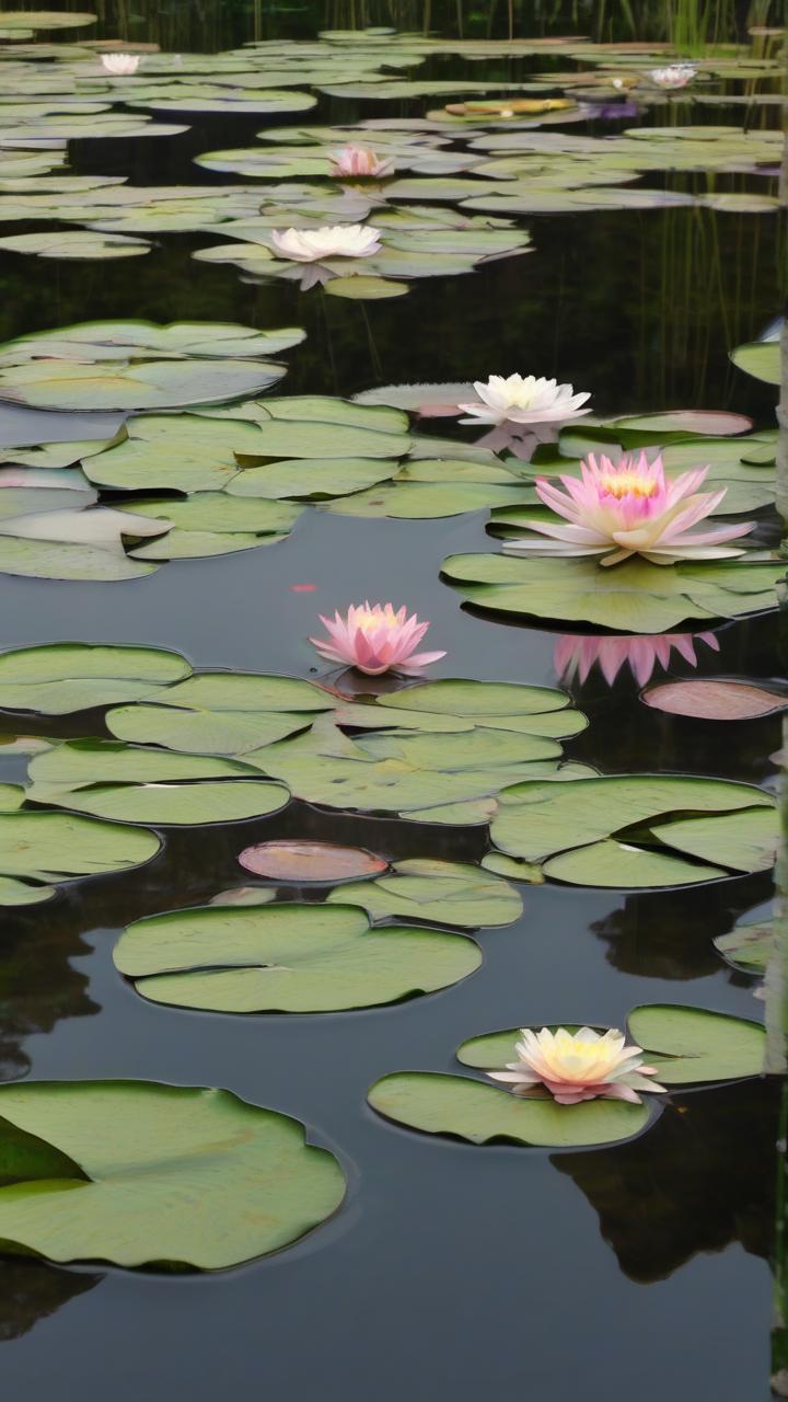 A_Pond_With_Water_Lilies_Nature_9-16_140