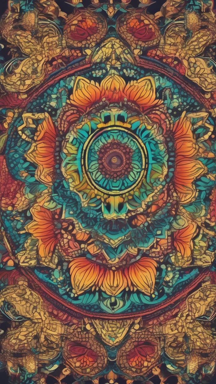 A_Colorful_Mandal_With_A_Flower_Pattern_Patterns & Textures_9-16_40