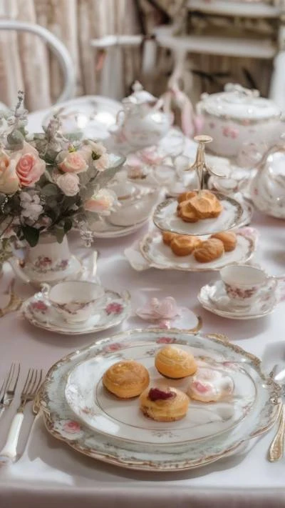 A_Table_With_Plates_And_Cups_And_Food & Drinks_9-16_109