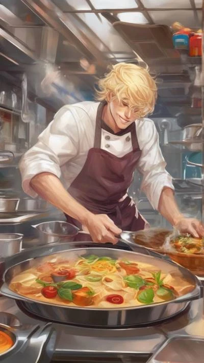A_Man_Cooking_Food_In_A_Kitchen_Anime & Cartoons_9-16_33