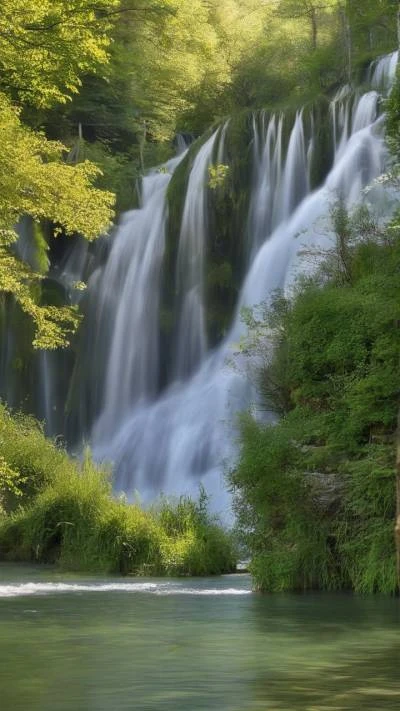 A_Waterfall_In_The_Middle_Of_A_Landscapes_9-16_33