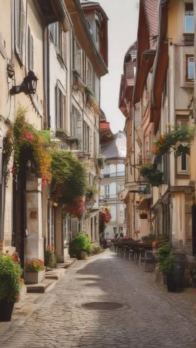 A_Cobbed_Street_In_The_Old_Cities & Architecture_9-16_17