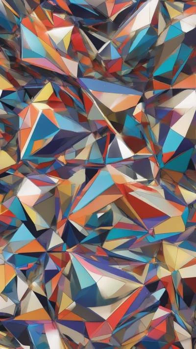 A_Very_Colorful_Background_Of_Many_Triangles_Abstract_9-16_36