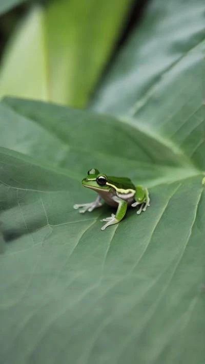 A_Frog_Sitting_On_Top_Of_A_Nature_9-16_125
