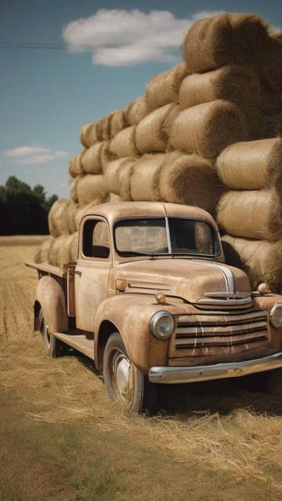 An_Old_Truck_Is_Parked_In_A_Cars & Vehicles_9-16_75