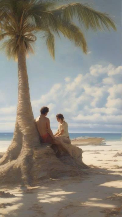 A_Painting_Of_A_Woman_Sitting_On_Movies & TV Shows_9-16_66