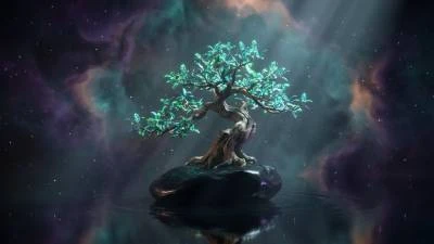 A lone ancient tree