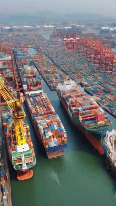 A_Large_Container_Ship_Is_Docked_At_Cities & Architecture_9-16_14