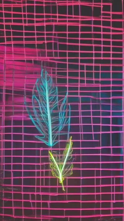 A_Neon_Painting_Of_A_Plant_In_Abstract_9-16_243