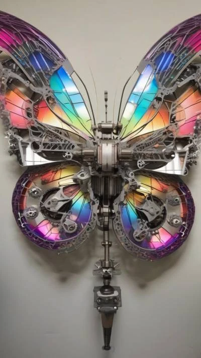 A_Butterfly_Made_Out_Of_A_Clock_Abstract_9-16_233