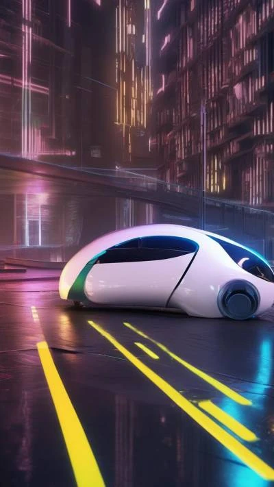 A_Futuristic_Car_On_The_Street_Technology_9-16_31