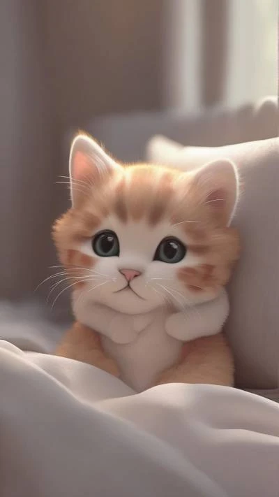 Cat With Green Eyes