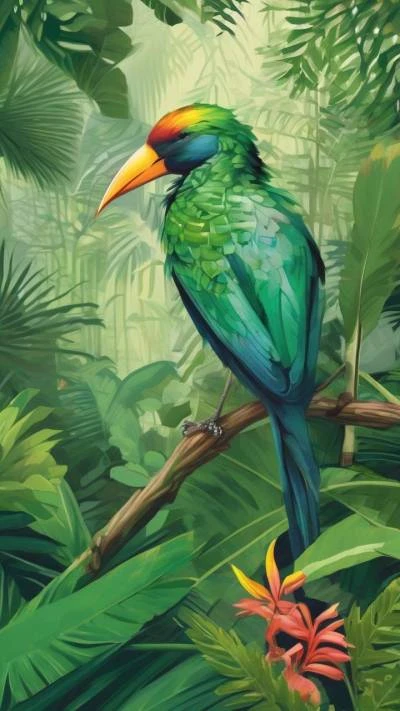 A_Colorful_Bird_Sitting_On_A_Branch_Nature_9-16_132