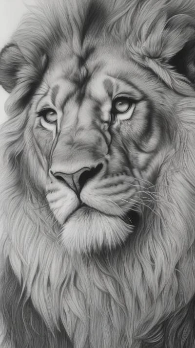 A_Drawing_Of_A_Lion_Art & Illustration_9-16_41