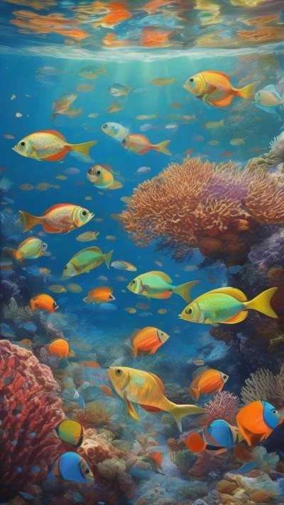A_Large_Group_Of_Fish_Swimming_In_Nature_9-16_22