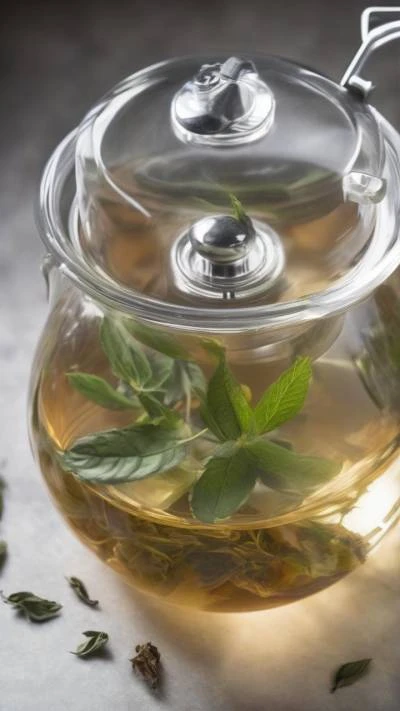 A_Glass_Teapot_Filled_With_Green_Food & Drinks_9-16_62