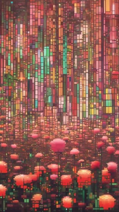 A_Painting_Of_A_City_With_Lots_Abstract_9-16_73