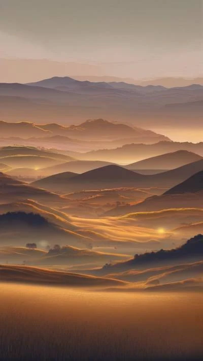 A_Landscape_With_Mountains_And_Hills_In_Art & Illustration_9-16_135