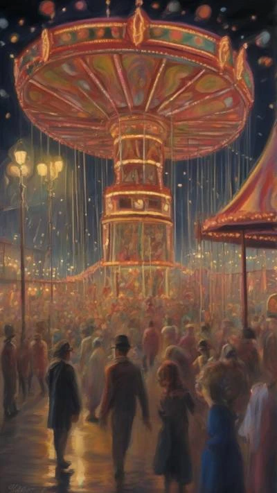 A_Painting_Of_People_At_A_Carnival_Art & Illustration_9-16_120
