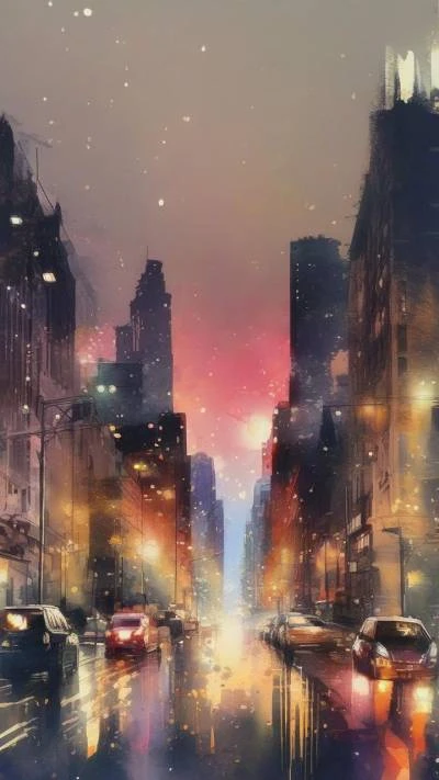 A_Cityscape_With_A_Lot_Art & Illustration_9-16_152