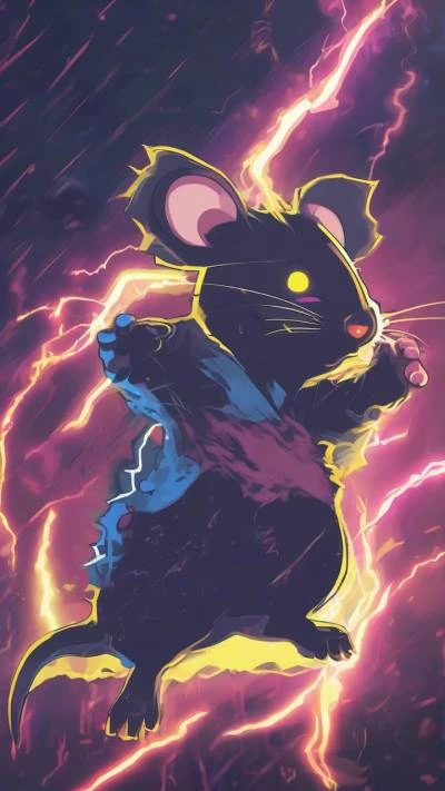 A_Black_Cat_With_Yellow_Eyes_And_Anime & Cartoons_9-16_14