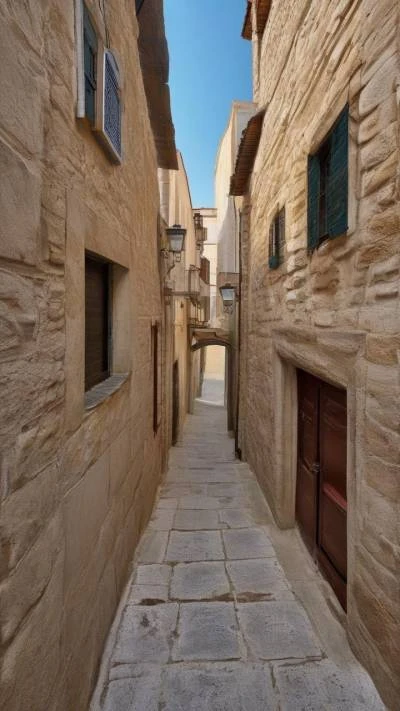 Narrow_Street_In_The_Old_Town_Cities & Architecture_9-16_82