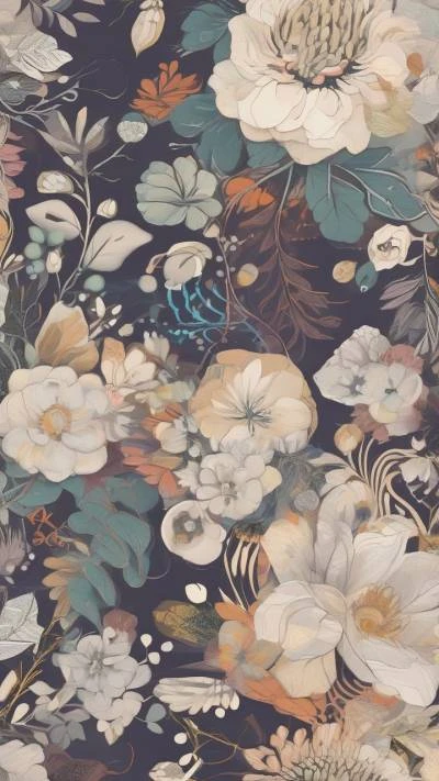 A_Floral_Wallpaper_With_A_Dark_Typography_9-16_32