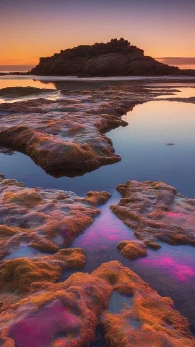 A_Sunset_At_The_Beach_With_Rocks_Nature_9-16_92