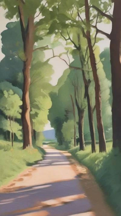 A_Painting_Of_A_Road_In_The_Art & Illustration_9-16_138