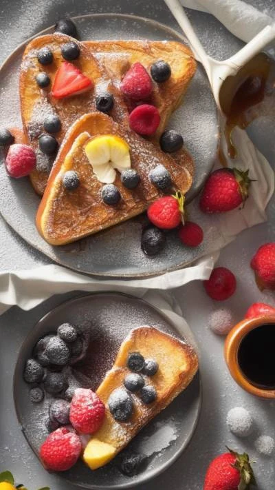 Two_Plates_With_French_Toast_With_Berries_Food & Drinks_9-16_45