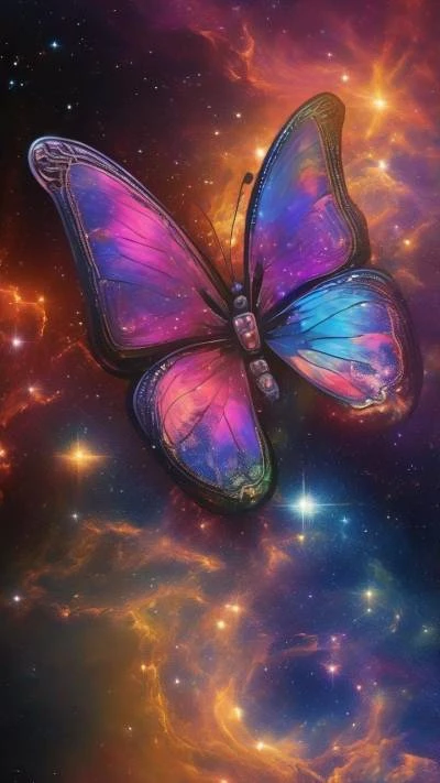 A_Butterfly_Flying_Through_The_Space_Art & Illustration_9-16_181