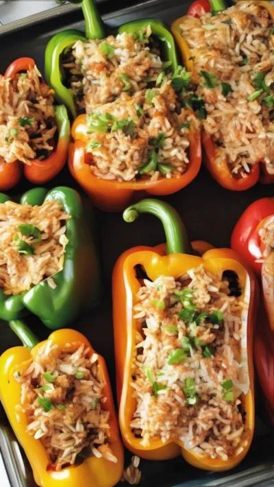 A_Tray_Filled_With_Peppers_And_Rice_Food & Drinks_9-16_104