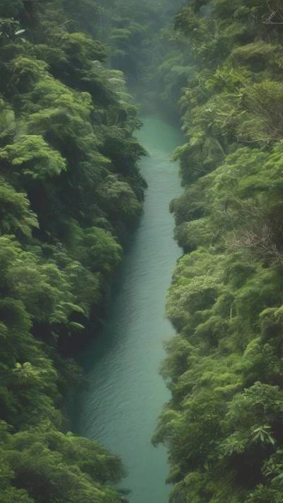 A_River_Surrounded_By_Lush_Green_Trees_Nature_9-16_107