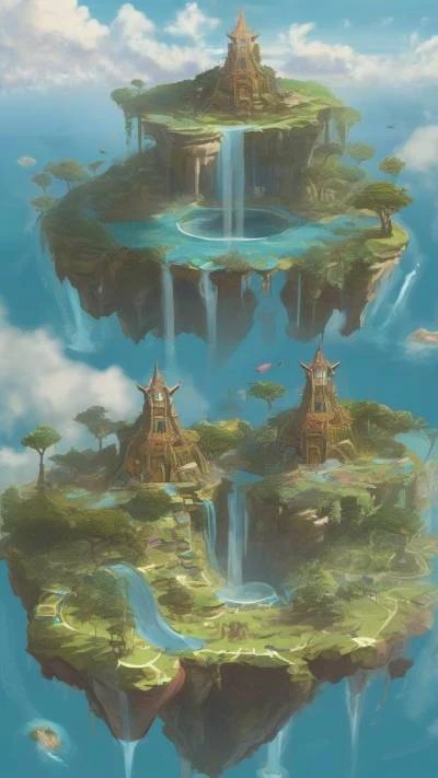 A_Floating_Island_With_A_Waterfall_And_Fantasy_9-16_82