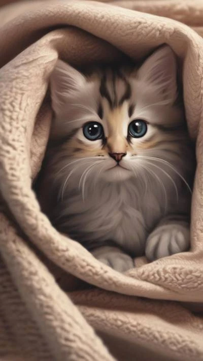 A_Kitten_Peeking_Out_9-16_77