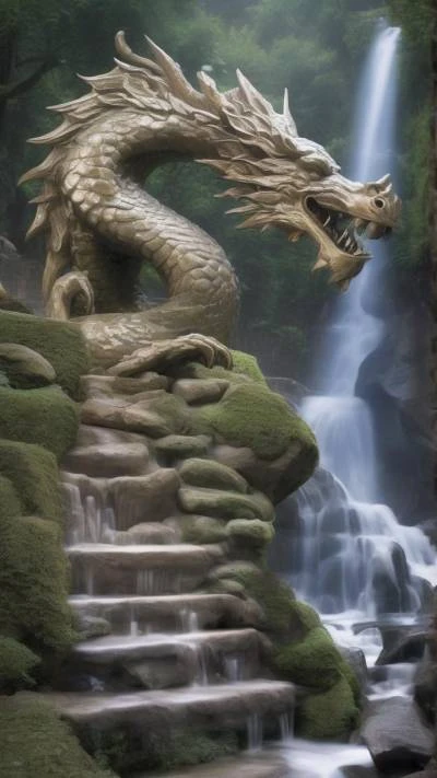 A_Dragon_Statue_Sitting_On_Top_Of_Fantasy_9-16_43