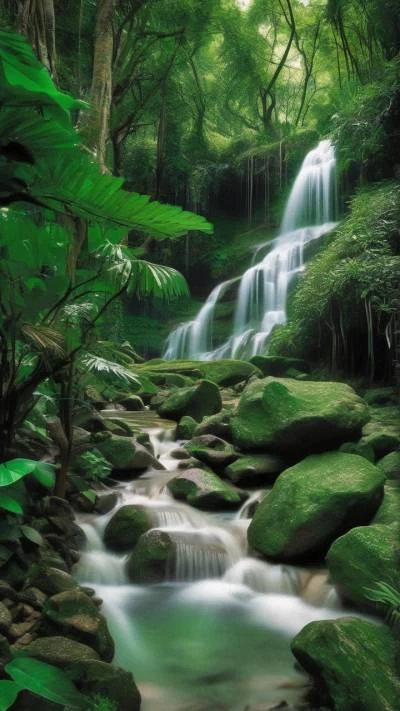 A_Waterfall_In_The_Jungle_Nature_9-16_11