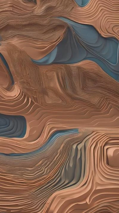 A_Close_Up_Of_A_Topographic_Map_Abstract_9-16_263