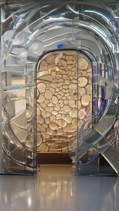 A_Large_Glass_Sculpture_With_A_Circular_Abstract_9-16_59