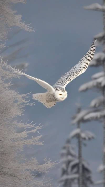 A_Snowy_Owl_Flying_Over_A_Snowy_Nature_9-16_102