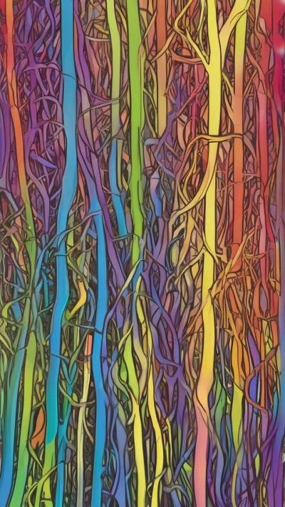 A_Painting_Of_Trees_With_Colorful_Colors_Abstract_9-16_13