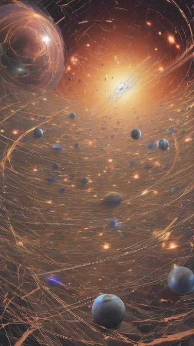 A_Large_Group_Of_Planets_In_The_Space & Galaxy_9-16_58