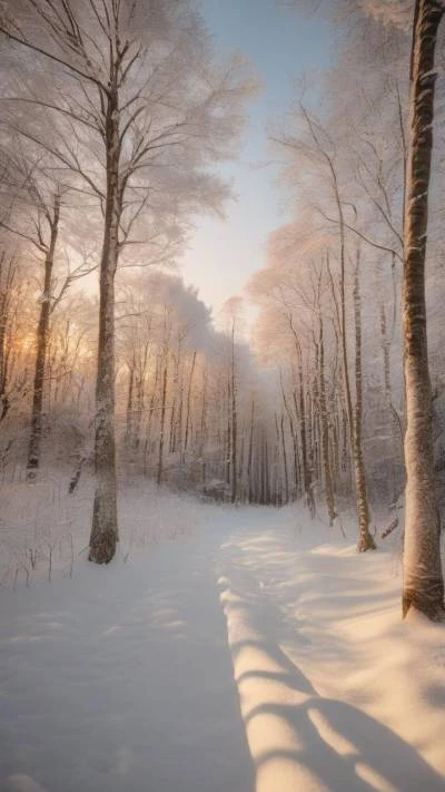 A_Snowy_Path_Through_A_Forest_With_Landscapes_9-16_37