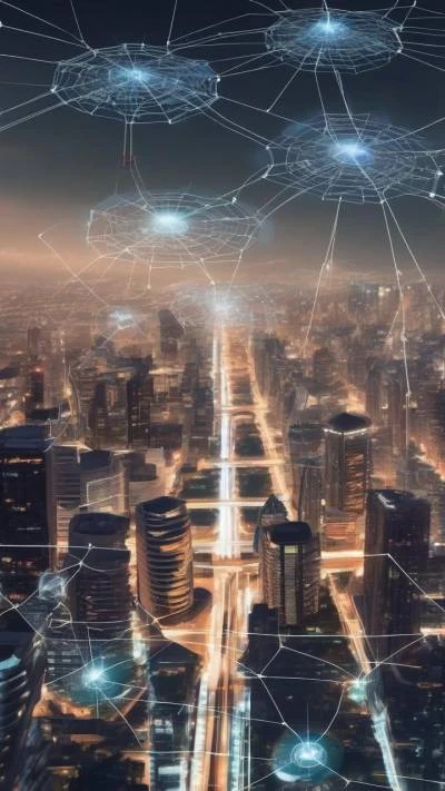 A_City_With_Connected_Lines_Over_It_Technology_9-16_52