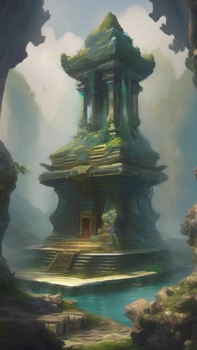 A_Small_Temple_In_The_Middle_Of_Fantasy_9-16_81